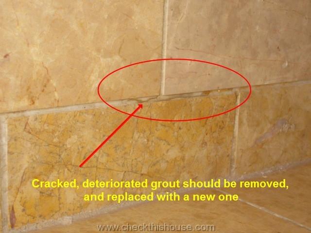 Hairline Crack In New Grout Over Old