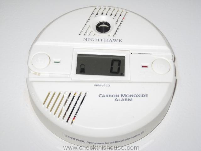 Carbon Monoxide detector alarms equipped with digital display can be placed at eye level