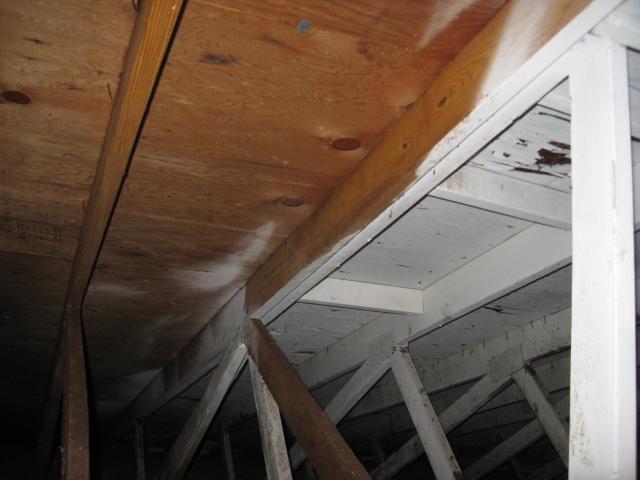 Getting rid of mold in the attic - remove it, do not encapsulate!