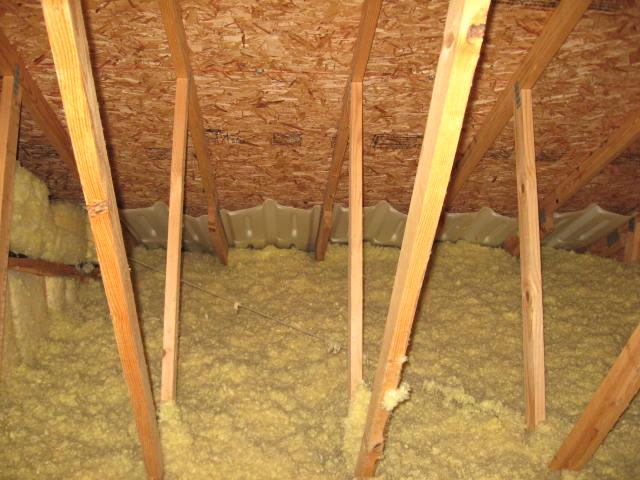 Properly installed attic vent chutes improve attic ventilation