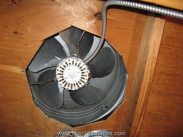 Roof / attic power vent