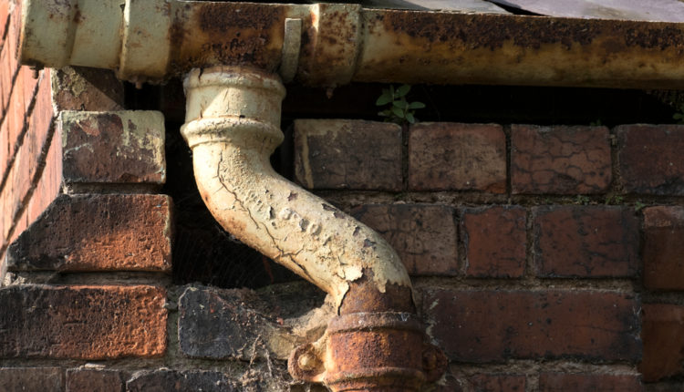 cast iron drain problems