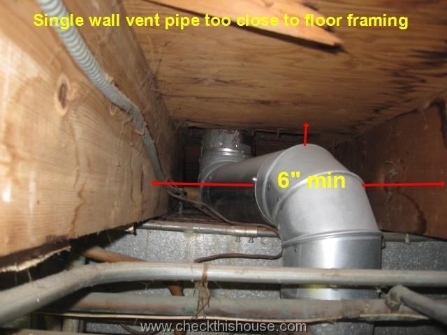 Furnace Water Heater Vent Pipe Clearance Guides Locations Checkthishouse - What Is The Minimum Clearance From Combustibles For A Single Wall Furnace Vent Furnace Water Heater Vent Pipe Clearance Guides Locations Checkthishouse - What Is The Minimum Clearance From Combustibles For A Single Wall Furnace Vent