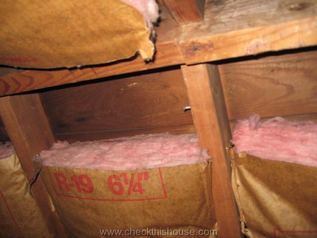 Attic ventilation - insulation of unheated attic roof decking is not recommended, and flammable paper facing should be never left exposed