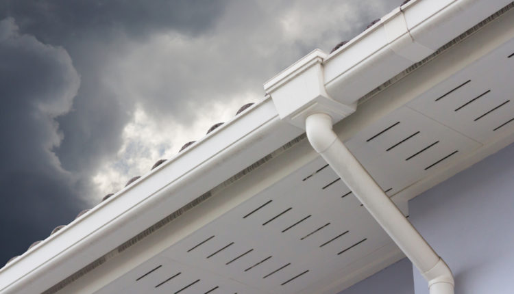 Roof Rain Gutter Downspout Maintenance