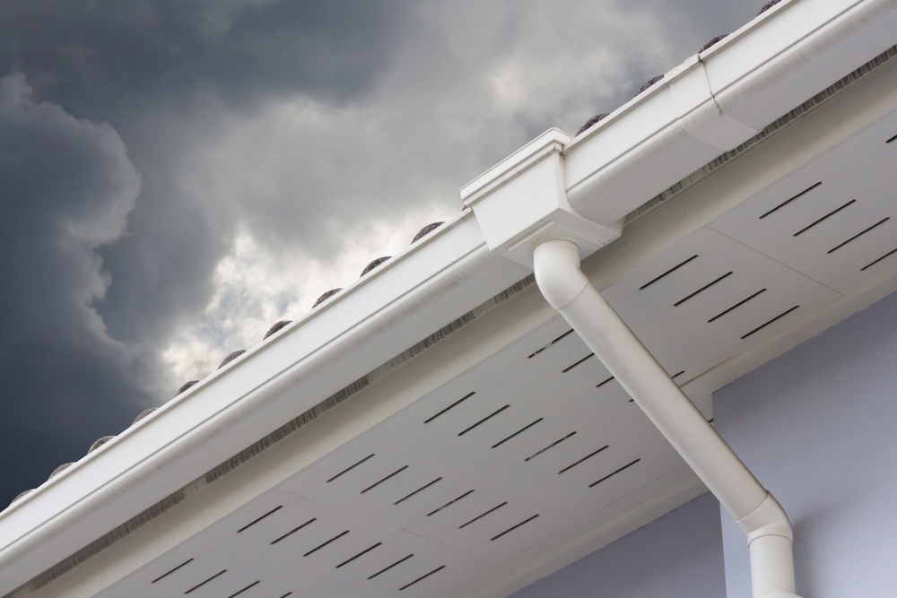 Roof Rain Gutter Downspout Maintenance