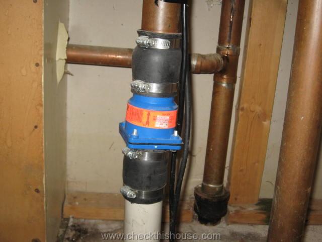 House sump pump check valve 