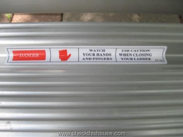 Telescopic ladder safety review - Use caution when closing the ladder