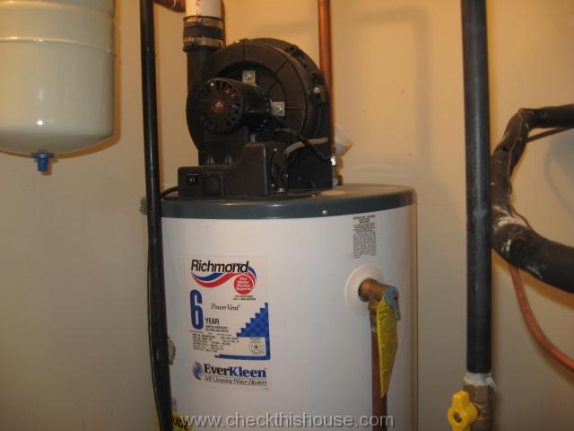 Water heater power vent PVC pipe - induced draft venting 2