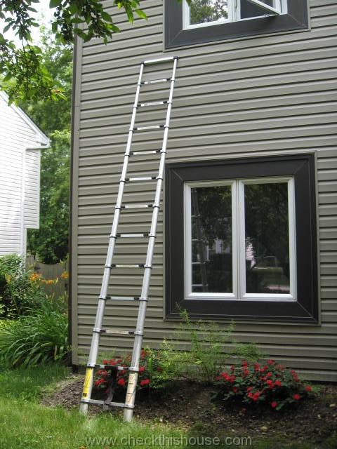 Telescopic ladder review - Xtend & Climb® fully open, 12.5 feet model